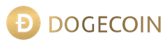 Logo von Dogecoin, bei Golisimo akzeptierte Zahlungsmethode